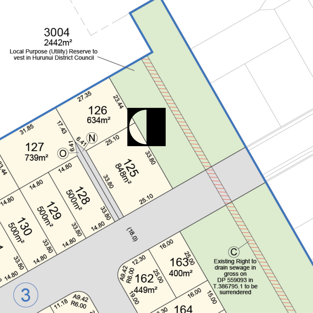 Lot#125:   848m2